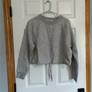 Cropped champion hoodie barely worn